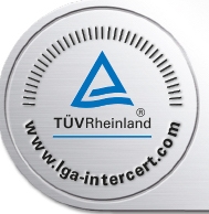 TÜV-Siegel nach DIN-Norm ISO 9001:2015