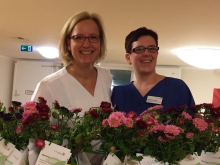 Die Stillberaterinnen Nicole Kunze und Bettina Kraus freuen sich auf Anmeldungen